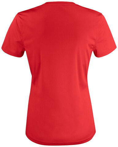 CLIQUE Basic Active-T, Dame, Spun Dyed-Rød