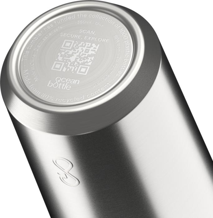 Ocean Bottle 350 ml termokop - Genbrugs Rustfri Stål-Stål