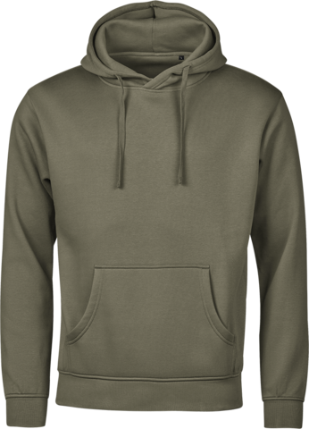 TEE JAYS Urban Hooded Sweatshirt - Økologisk Bomuld-Army