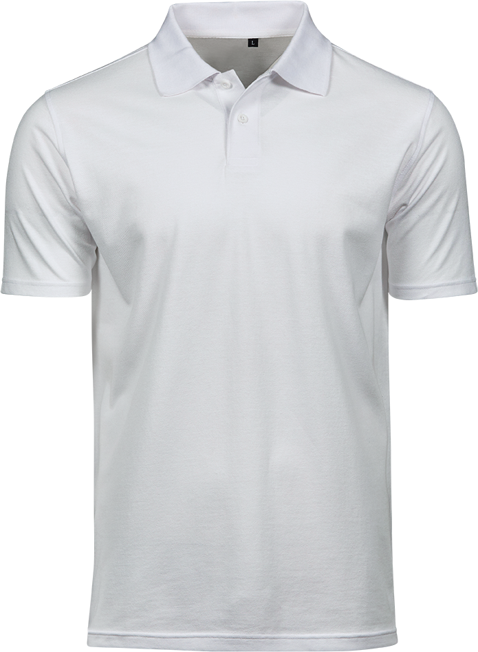 LABELFREE Power Polo , Tee Jays - 65% Økologisk Bomuld-Hvid