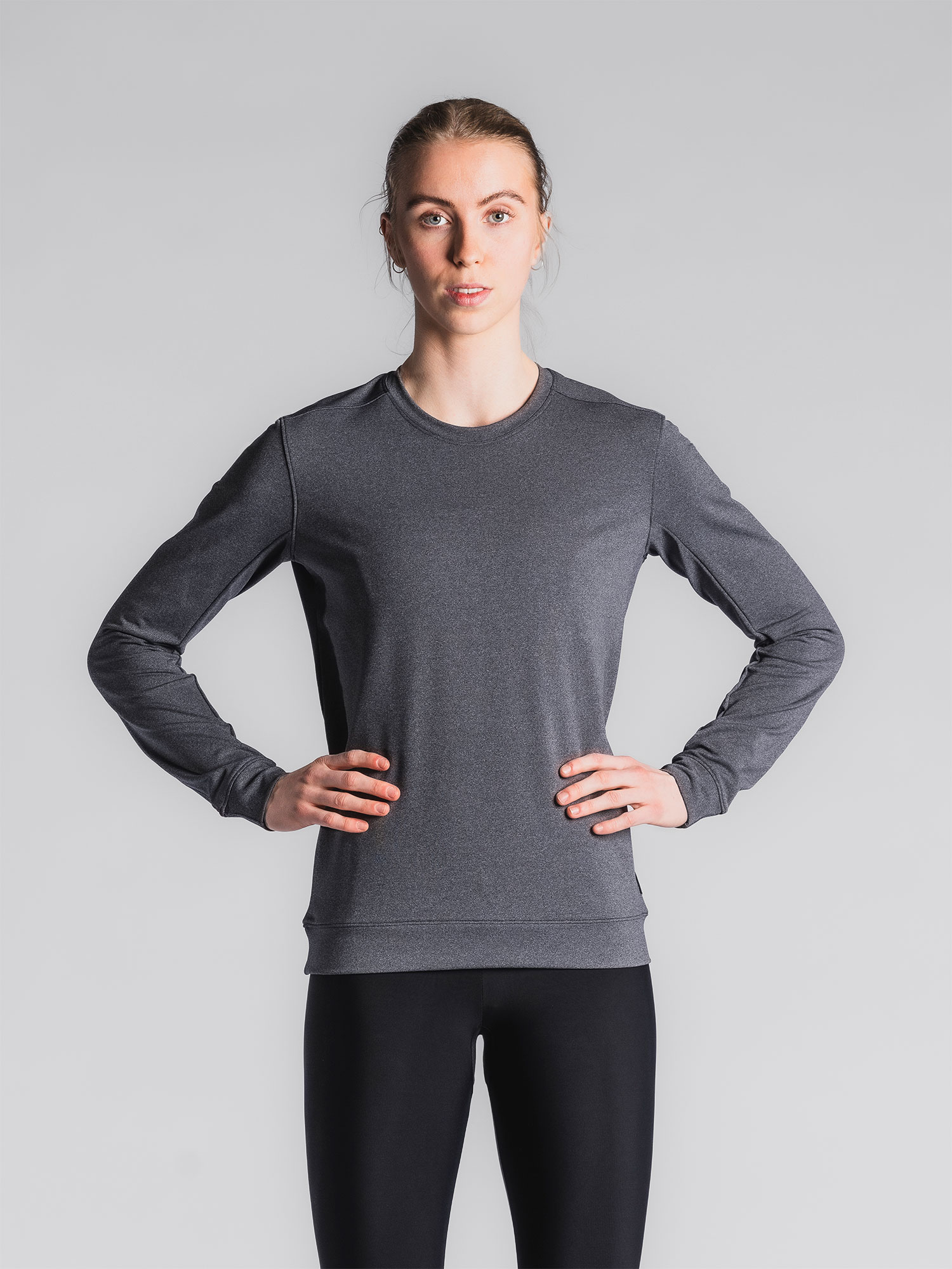 FUSION Recharge Sweatshirt - Unisex-Mørkegrå