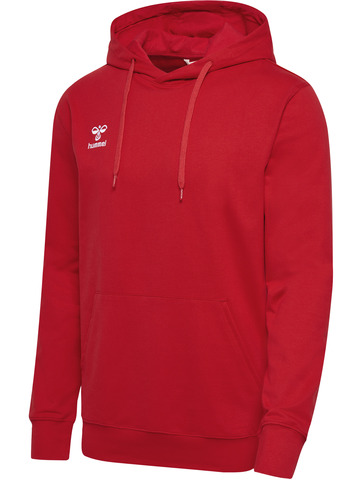 HUMMEL 2.0 Hoodie, Herre - Økologisk Bomuld-Rød