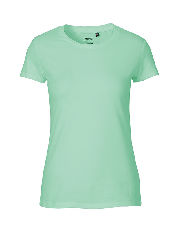 NEUTRAL Fit Dame T-shirt, 100% Økologisk Fairtrade Bomuld-Mint