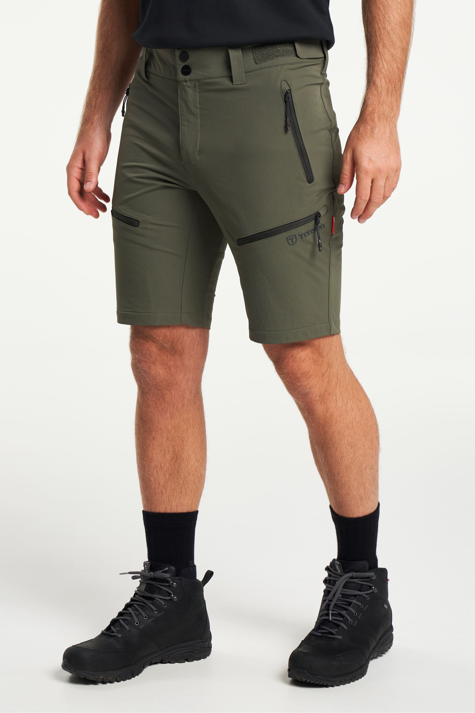 TENSON TXlite Flex Shorts, Herre-Army