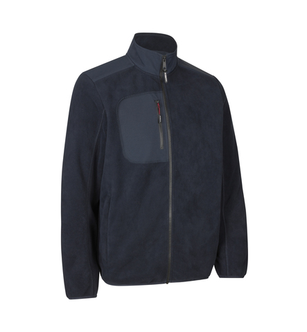 ID Bonded fleecejakke, Herre-Navy