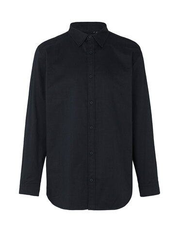 NEUTRAL Twill Skjorte  - 100% certificeret økologisk bomuld - Sort
