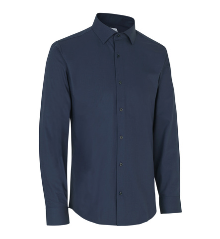 SEVEN SEAS Hybrid Skjorte - Slim-Navy
