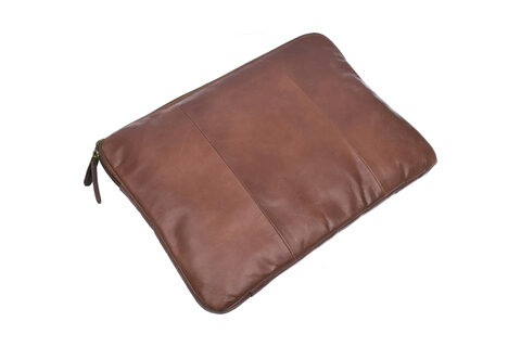 PC Læder Sleeve - 13-14 Tommer