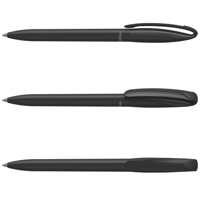 KLIO Boa Twist Kuglepen - rPet-Mørkegrå