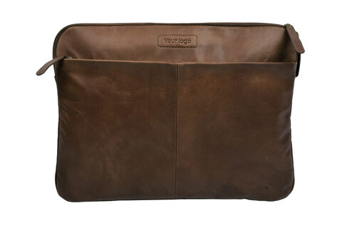 PC Læder Sleeve - 13-14 Tommer