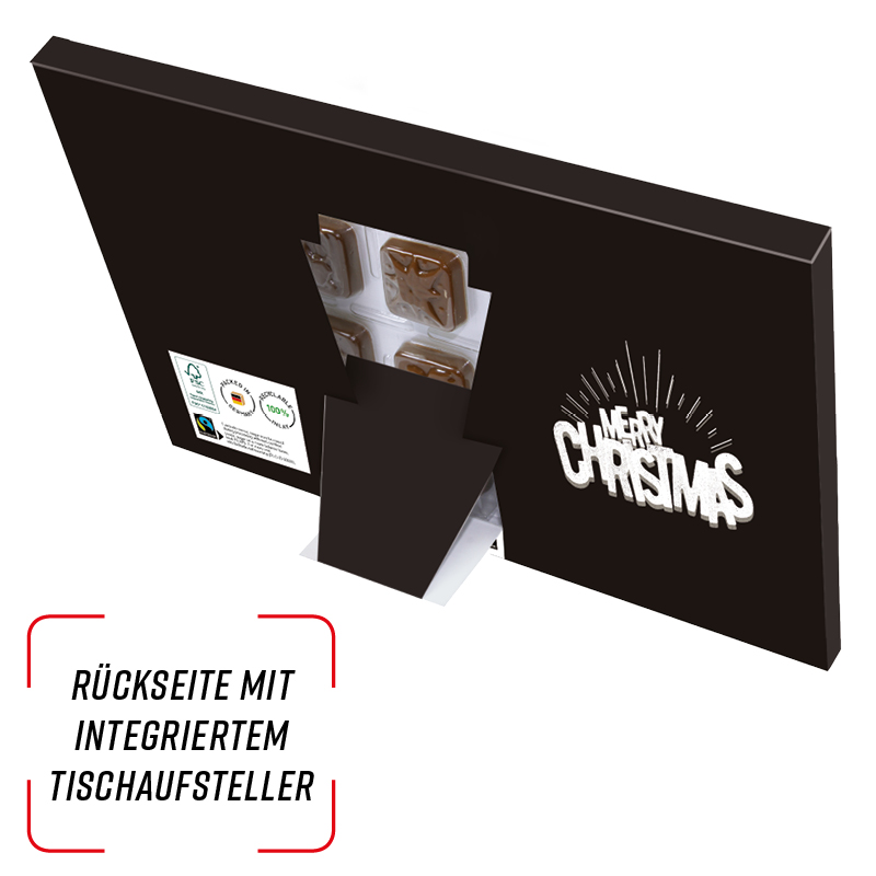 Klassisk bord julekalender med Fairtrade chokolade-Design Inspiration