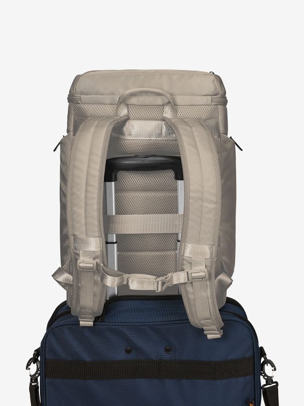 HALFAR Notebook backpack SOLID - rPet-Beige