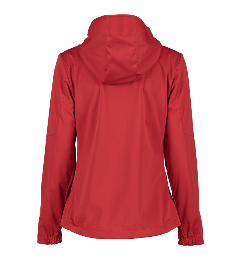 ID Letvægts softshell Jakke, dame-Rød
