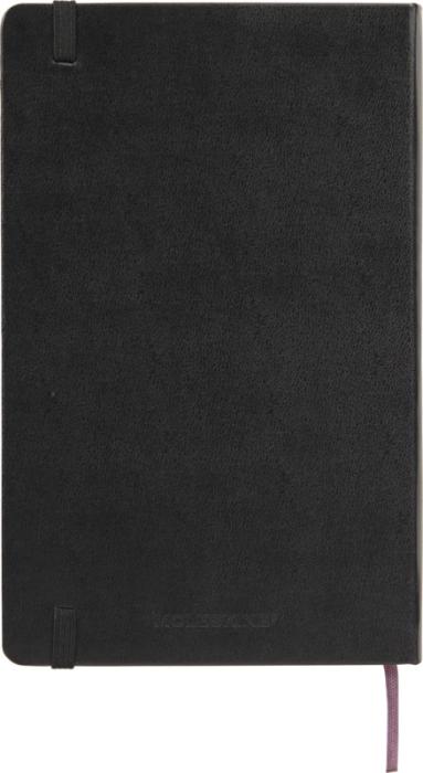 MOLESKINE Classic L hardcover notesbog - prikket - Certificeret Papir-Sort