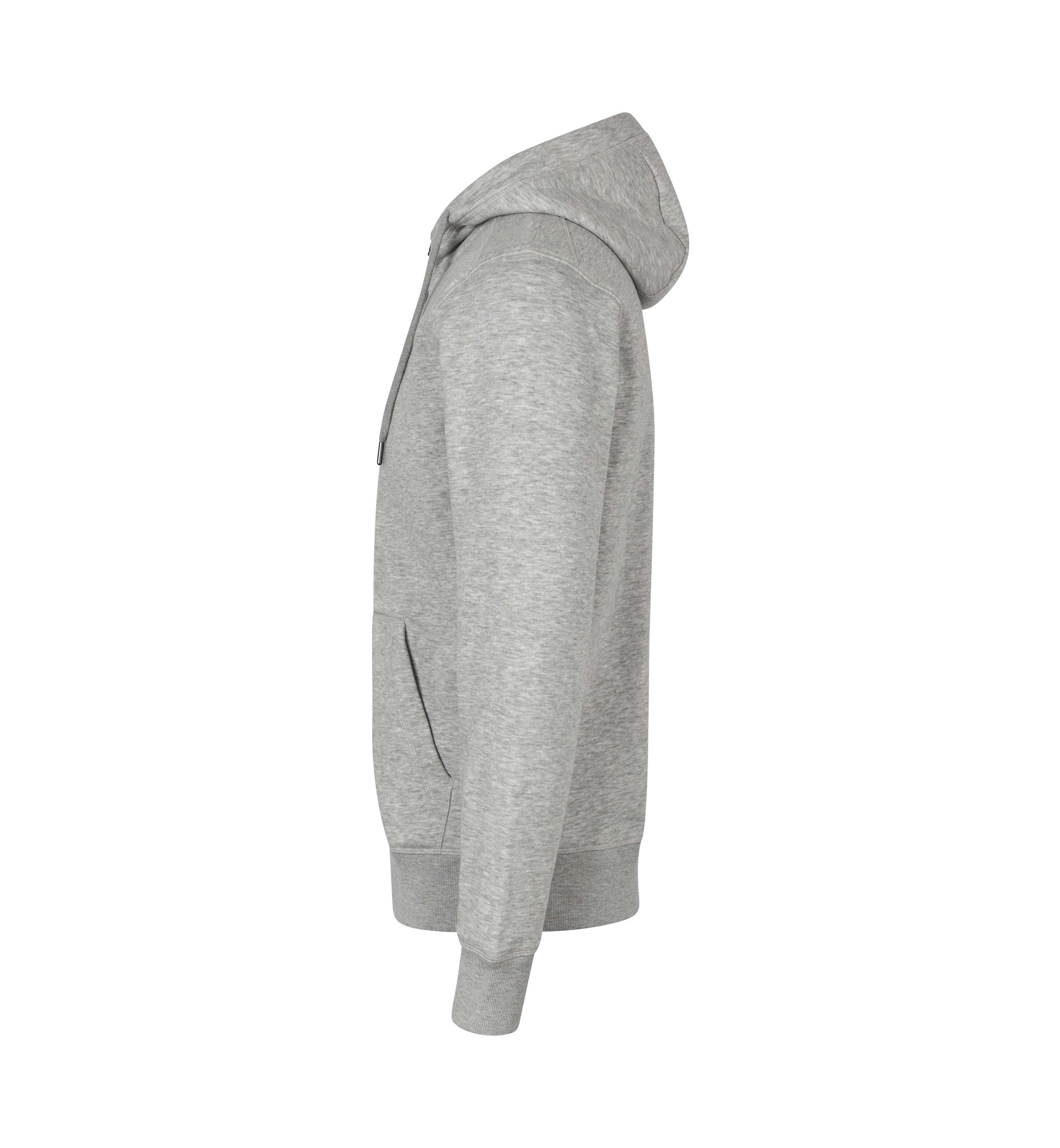 ID Core Full Zip Hoodie-Lysegrå