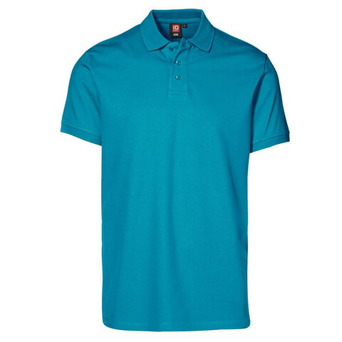 ID Piqué Poloshirt Stretch-Turkis