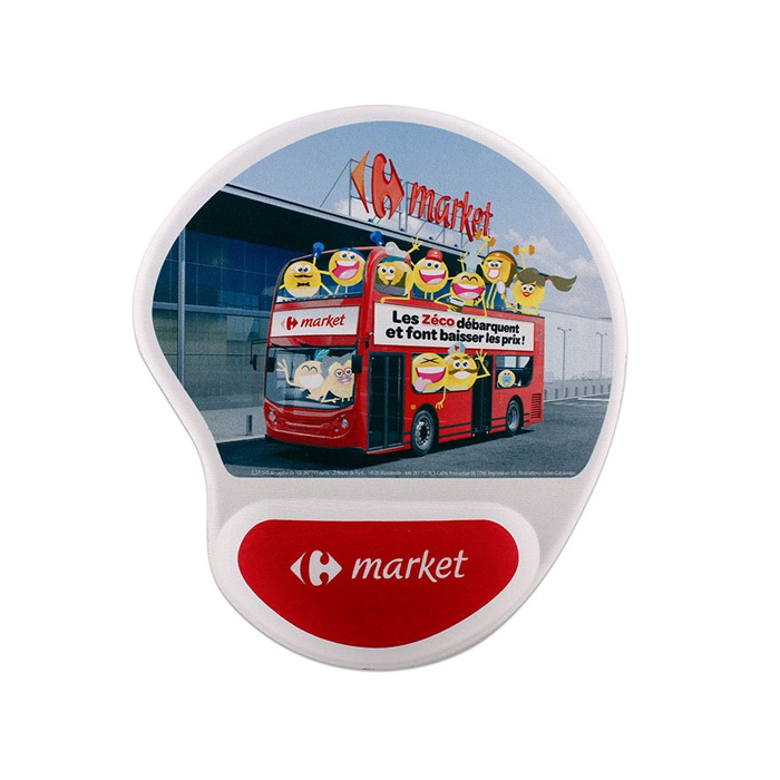 Musemåtte med håndledsstøtte (ErgoPad Parcial)-