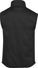 TEE JAYS Stretch Fleece Vest, herre-Sort