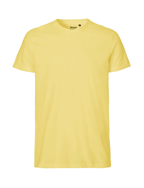 NEUTRAL Fit T-shirt, 100% Økologisk Fairtrade Bomuld-Lyse Gul