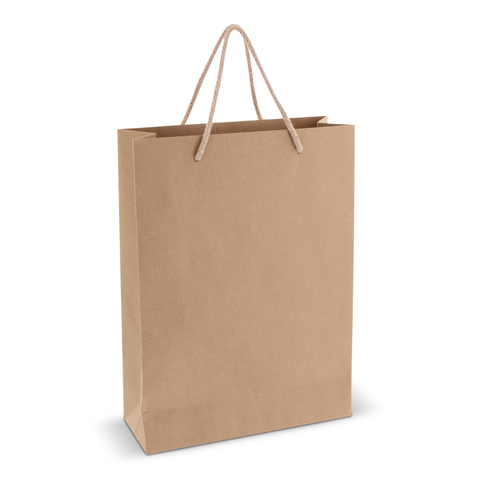 Papir gavepose - Europa Produktion-Brun