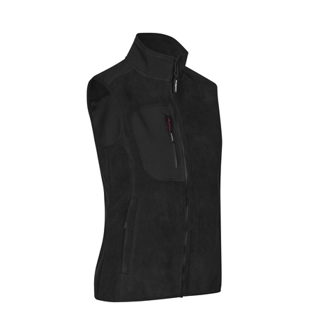 ID Bonded fleecevest, Dame-Sort
