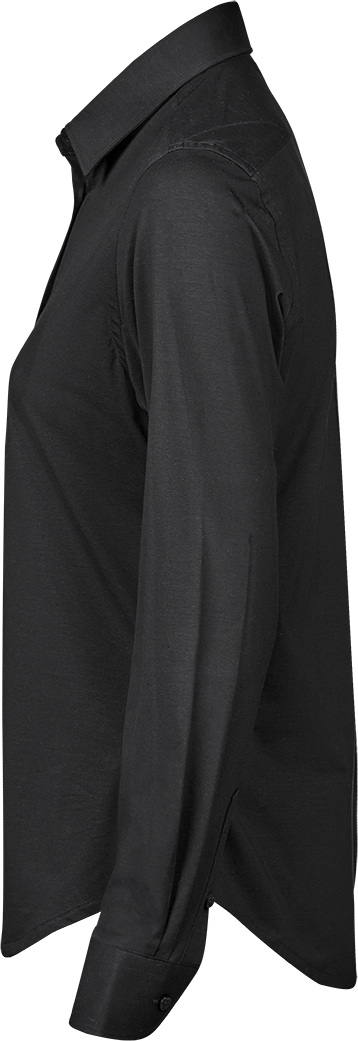 TEE JAYS Active Stretch Skjorte, Dame-Sort