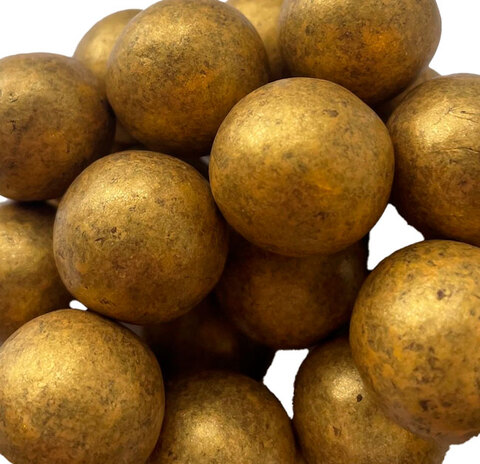 Flowpack med Chokoladekugle-Guld Lakridskugler