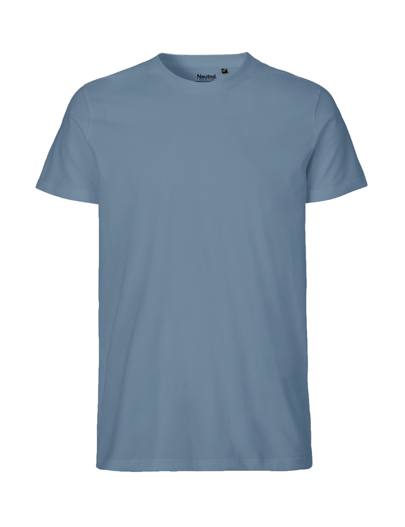NEUTRAL Fit T-shirt, 100% Økologisk Fairtrade Bomuld-Indigo