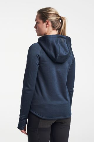 TENSON TXlite Midlayer Hoodie Zip, Dame-Blå