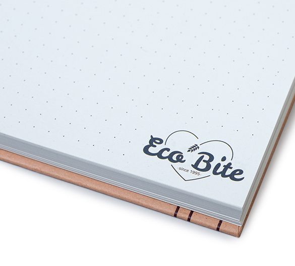 A5 Spiral Notesblok Hardcover med Stickynotes - 100 ark-