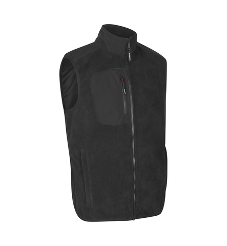 ID Bonded fleecevest, Herre-Sort