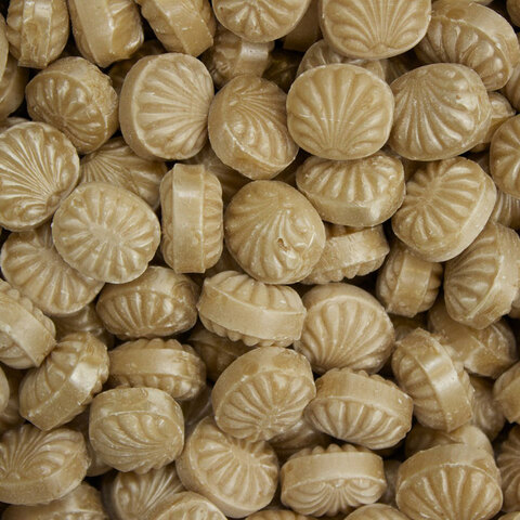 Vegansk Bolcher i Flowpack komposterbar (alle mængder er i kg.)-Karamelbolsjer