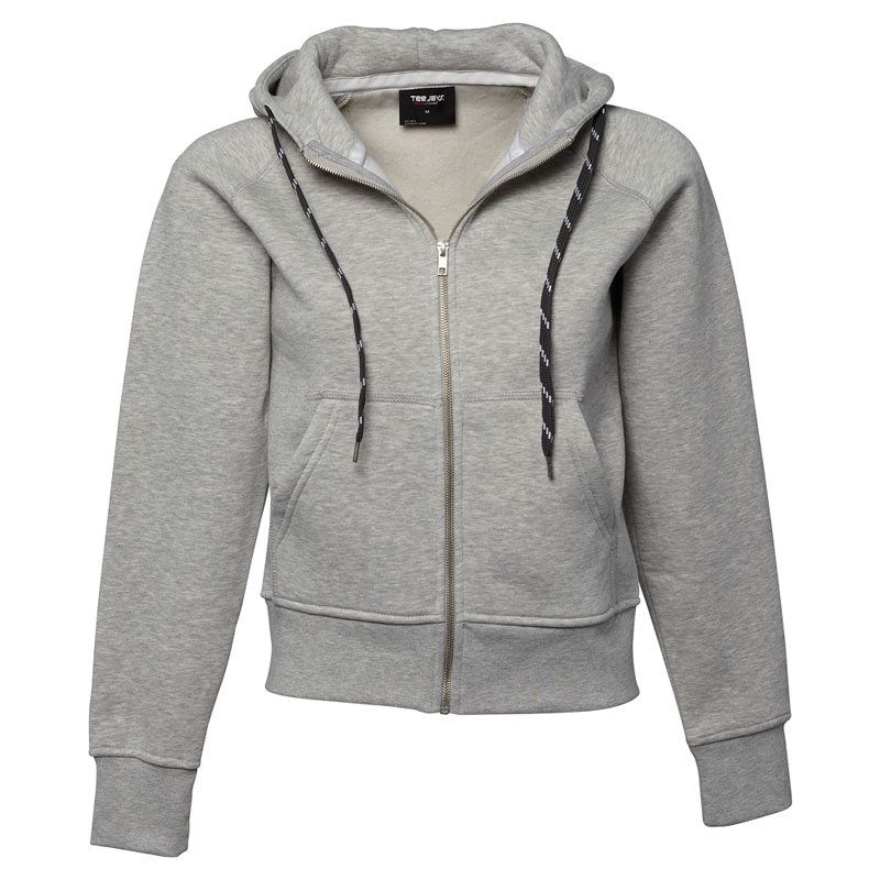 TEE JAYS Ladies Fashion Full Zip Hood-Grå