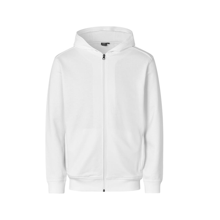 PRO Wear CARE sweatshirt | hoodie | zip-Hvid