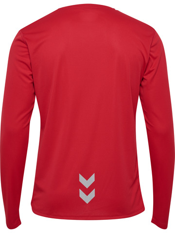 HUMMEL Langærmet T-shirt, Herre - 100% rPet-Rød