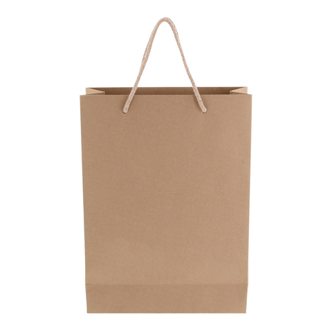 Papir gavepose - Europa Produktion-Brun
