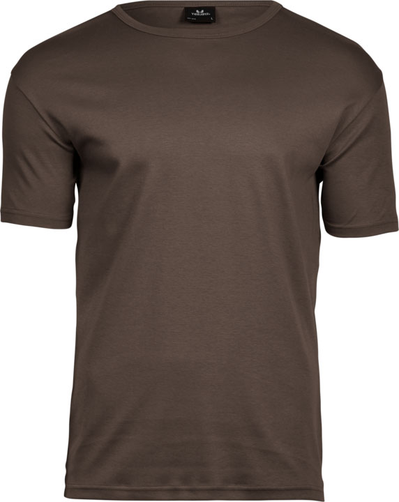 TEE JAYS Interlock T-shirt - Økologisk-Chokolade