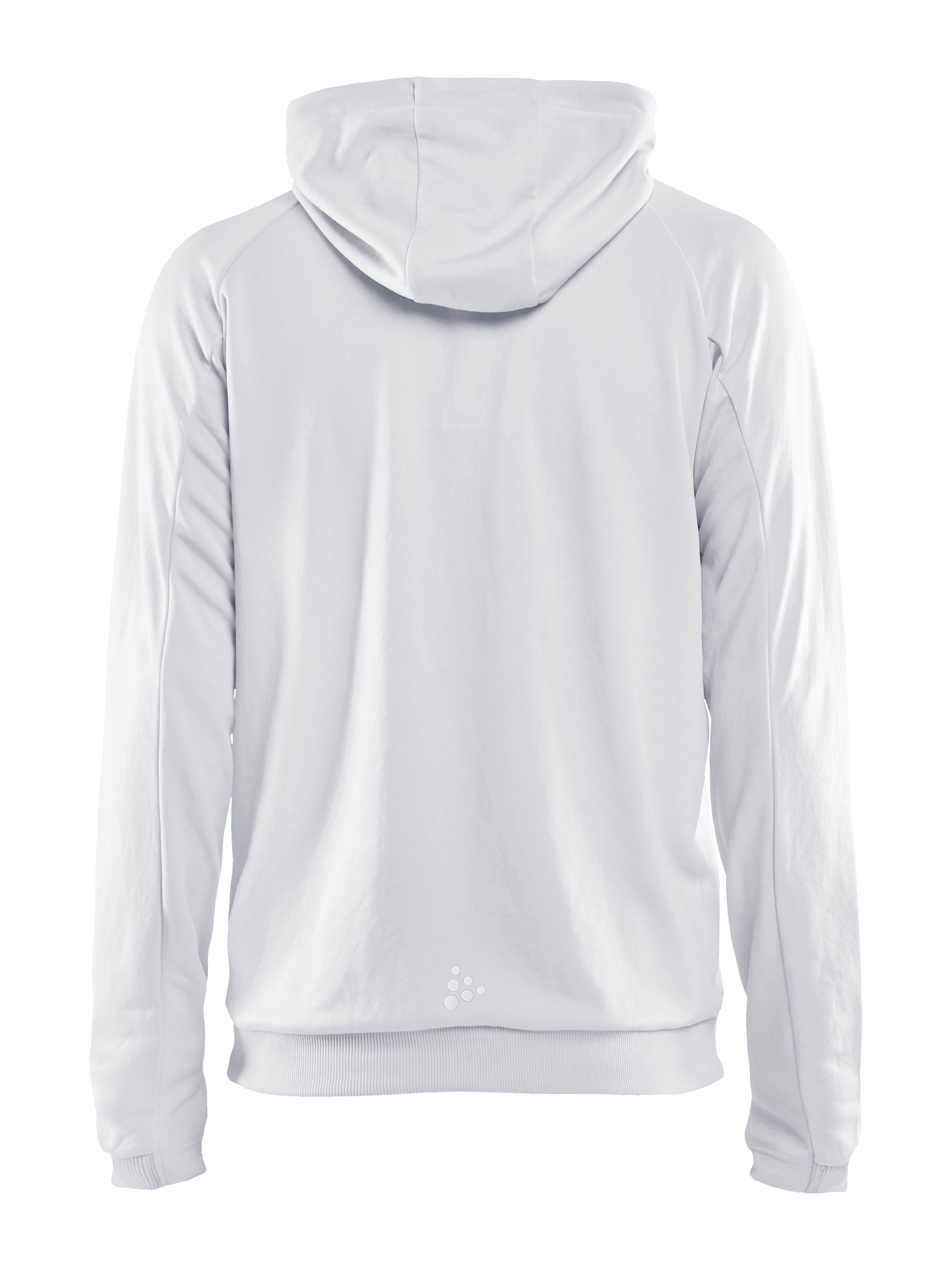 CRAFT Evolve Hood Løbejakke, herre - rPet-Hvid