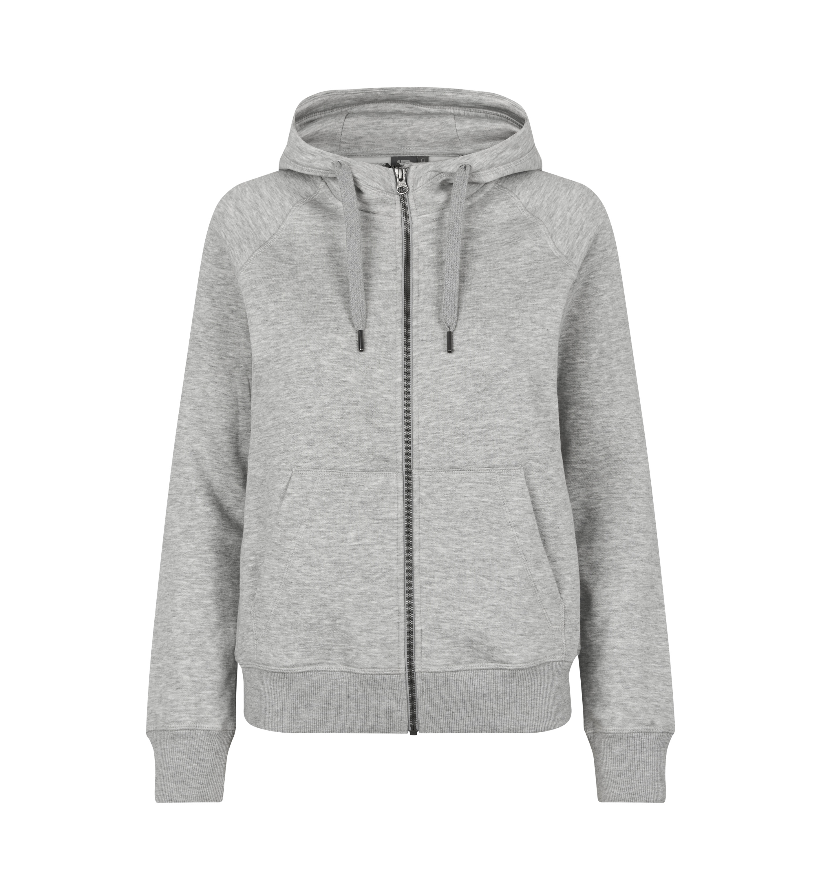 ID Core Full Zip  Hoodie, dame-Grå melange