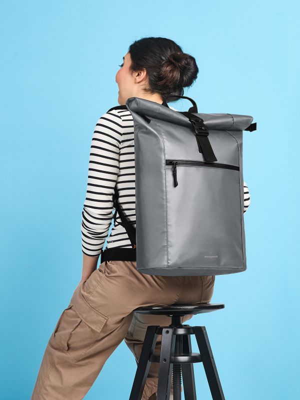 HALFAR Notebook backpack KURIER-Grå