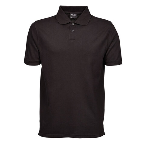 TEE JAYS Heavy Polo- Økologisk bomuld-Sort