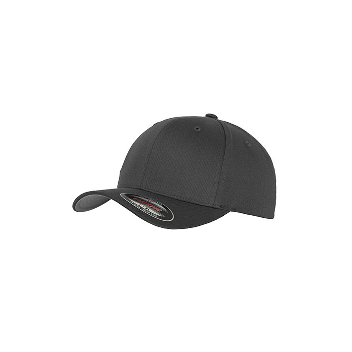 FlexFit - Wooly Combed Cap-Mørkegrå