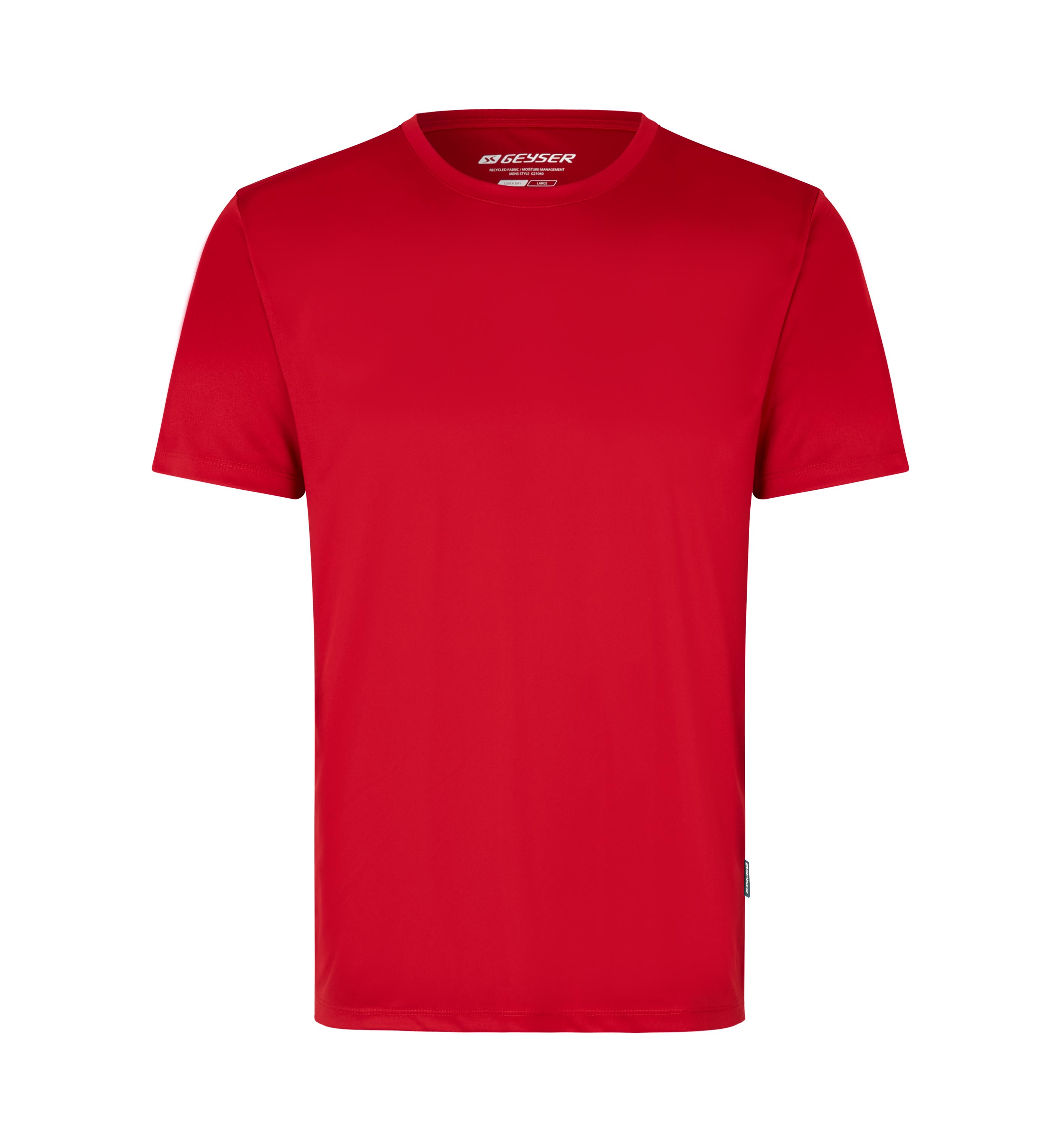 GEYSER T-shirt - rPet-Rød