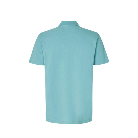 Ease poloshirt | Lyocell-Støvet Aqua