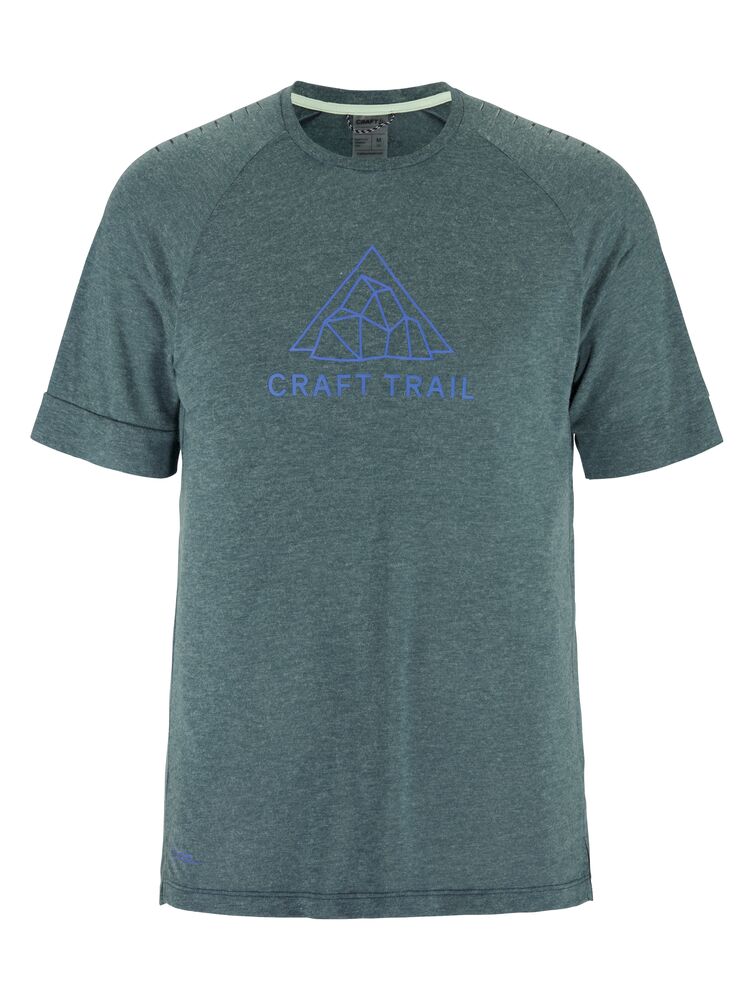 CRAFT Uld SS T-shirt, Herre - rPet-Blågrå