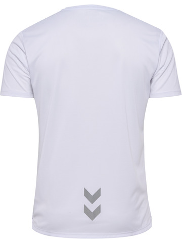 HUMMEL Løbe T-shirt, Herre - 100% rPet-Hvid