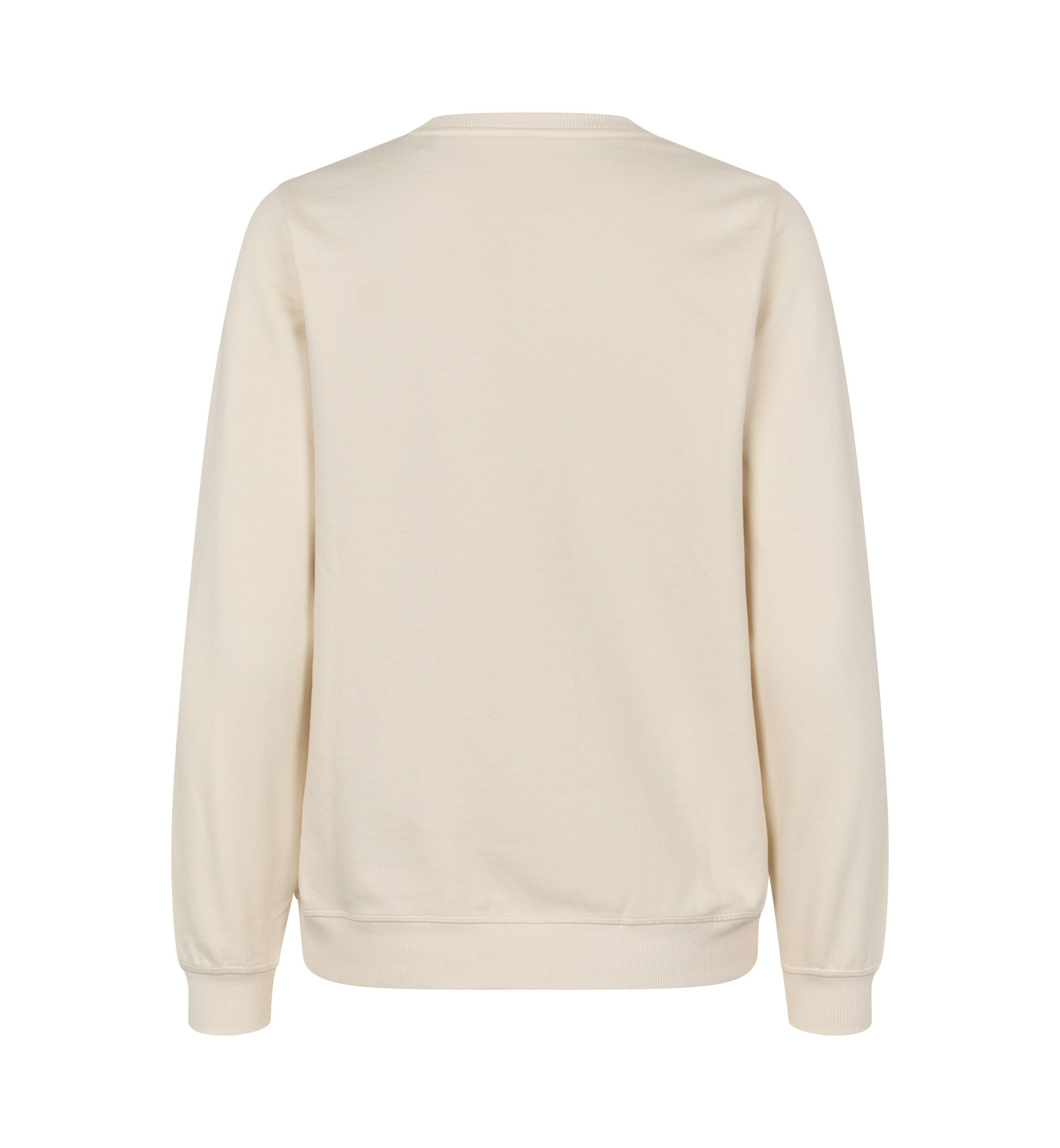 ID Økologisk O-hals Sweatshirt, dame-Off White