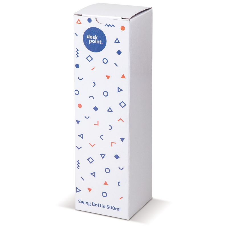 Termoflaske Swing 500ml - Rustfrit stål-Hvid