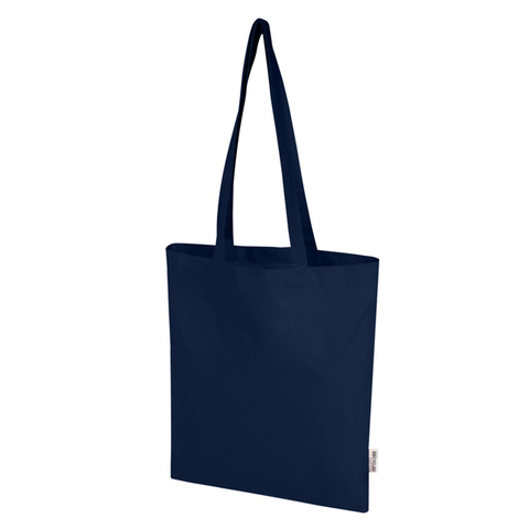 Madras Blend 140 gm² GRS mulepose i genvundet bomuld 7 l-Navy