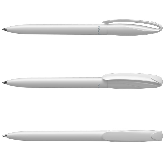 KLIO Boa Twist Kuglepen - rPet-Hvid